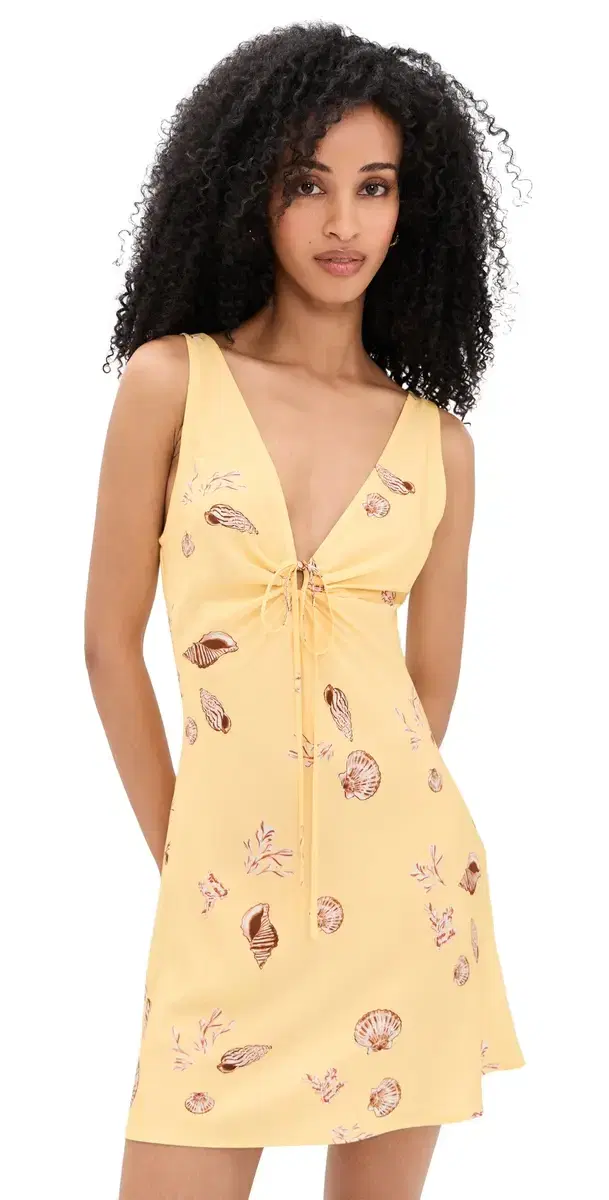 arisol Keyhole ini Dress Butter Seashells arisol Keyhole ini Dress Butter Seashells