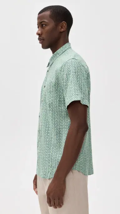 RAILS Carson Shirt Wavy Batik Aqua | Thumbnail 4 RAILS Carson Shirt Wavy Batik Aqua | Thumbnail 4