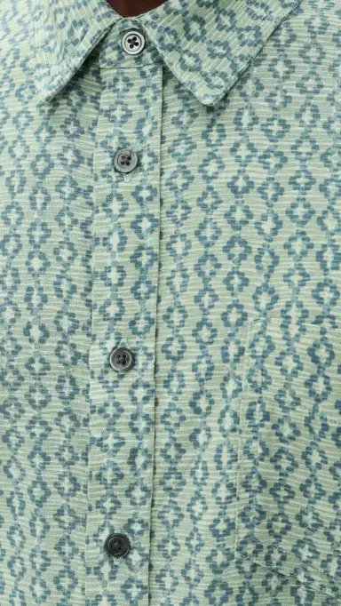 RAILS Carson Shirt Wavy Batik Aqua | Thumbnail 6 RAILS Carson Shirt Wavy Batik Aqua | Thumbnail 6