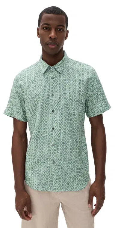 RAILS Carson Shirt Wavy Batik Aqua | Thumbnail 1 RAILS Carson Shirt Wavy Batik Aqua | Thumbnail 1