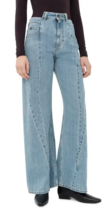 Maison Margiela Cutout Jeans Medium Blue Stone Wash | Thumbnail 1 Maison Margiela Cutout Jeans Medium Blue Stone Wash | Thumbnail 1