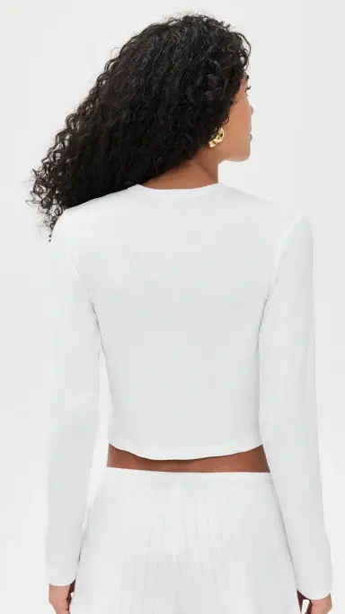 LESET Nando Cardigan White L | Thumbnail 3 LESET Nando Cardigan White L | Thumbnail 3