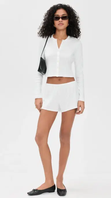 LESET Nando Cardigan White L | Thumbnail 5 LESET Nando Cardigan White L | Thumbnail 5