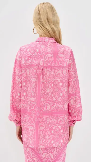 Never Fully Dressed Pink Bandana Miley Shirt Pink | Thumbnail 3 Never Fully Dressed Pink Bandana Miley Shirt Pink | Thumbnail 3