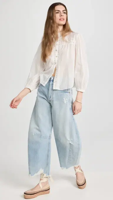 LoveShackFancy Ronda Top Antique White | Thumbnail 5 LoveShackFancy Ronda Top Antique White | Thumbnail 5