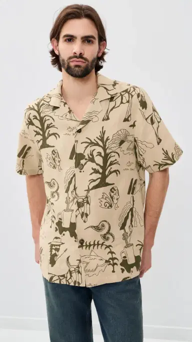 OAS Poplan Cuba Shirt Beige | Thumbnail 2 OAS Poplan Cuba Shirt Beige | Thumbnail 2