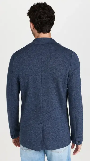 Faherty Inlet Knit Blazer Deep Navy Melange S | Thumbnail 3 Faherty Inlet Knit Blazer Deep Navy Melange S | Thumbnail 3