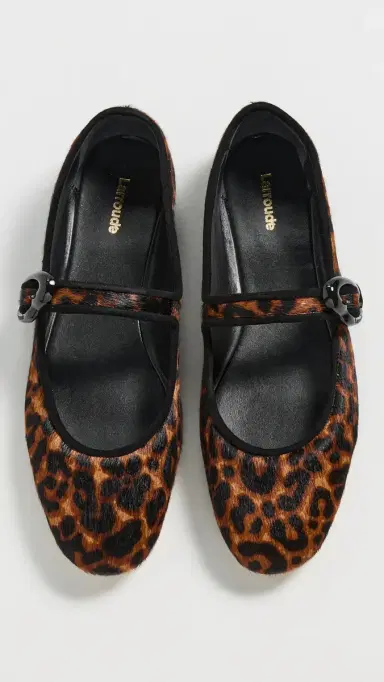Larroudé Verona Ballet Flats Leopard Print 6 | Thumbnail 5 Larroudé Verona Ballet Flats Leopard Print 6 | Thumbnail 5