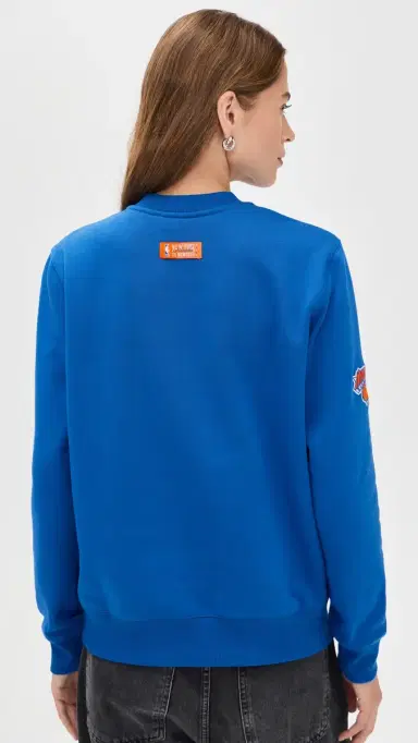 New York or Nowhere Knicks Alumni Crewneck Sweatshirt Royal Blue Garment Dye | Thumbnail 3 New York or Nowhere Knicks Alumni Crewneck Sweatshirt Royal Blue Garment Dye | Thumbnail 3