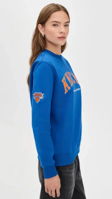 New York or Nowhere Knicks Alumni Crewneck Sweatshirt Royal Blue Garment Dye | Thumbnail 4 New York or Nowhere Knicks Alumni Crewneck Sweatshirt Royal Blue Garment Dye | Thumbnail 4