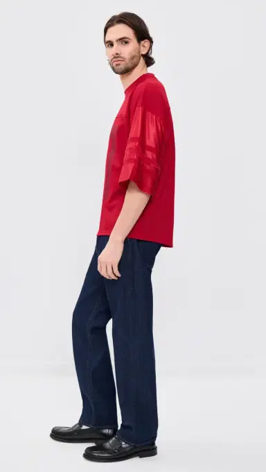 Rhude Lightning Football Jersey Red | Thumbnail 4 Rhude Lightning Football Jersey Red | Thumbnail 4