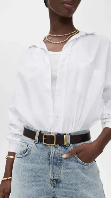rag & bone X Boyfriend Belt Dark Espresso L | Thumbnail 3 rag & bone X Boyfriend Belt Dark Espresso L | Thumbnail 3