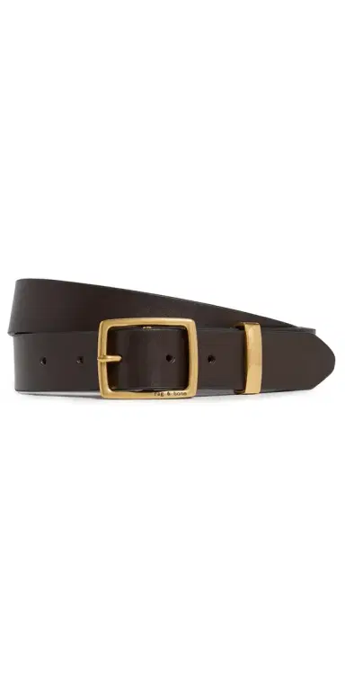 rag & bone X Boyfriend Belt Dark Espresso L | Thumbnail 1 rag & bone X Boyfriend Belt Dark Espresso L | Thumbnail 1