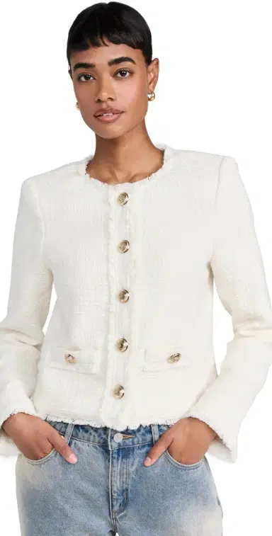 Cinq à Sept Christie Jacket Gardenia 2 | Thumbnail 1 Cinq à Sept Christie Jacket Gardenia 2 | Thumbnail 1