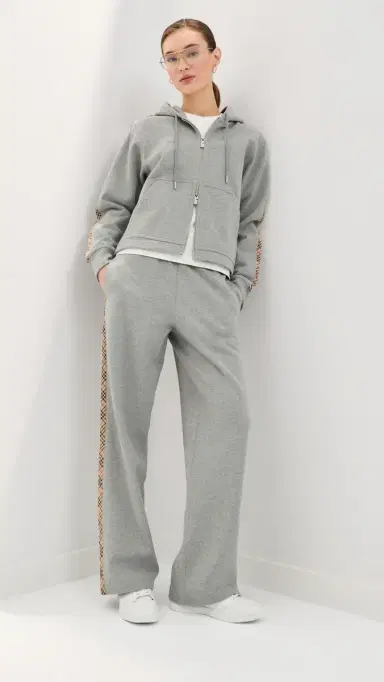 Burberry Jodie Track Pants Pale Grey elange | Thumbnail 2 Burberry Jodie Track Pants Pale Grey elange | Thumbnail 2