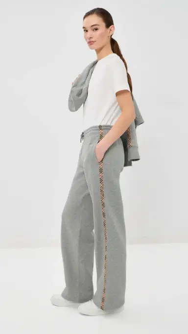 Burberry Jodie Track Pants Pale Grey elange | Thumbnail 5 Burberry Jodie Track Pants Pale Grey elange | Thumbnail 5