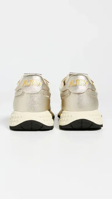 Autry Reelwind Low Sneakers Wht/Gold | Thumbnail 4 Autry Reelwind Low Sneakers Wht/Gold | Thumbnail 4