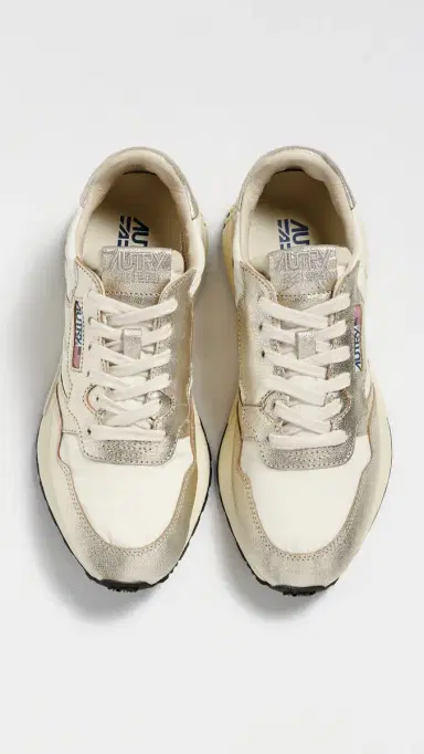 Autry Reelwind Low Sneakers Wht/Gold | Thumbnail 5 Autry Reelwind Low Sneakers Wht/Gold | Thumbnail 5