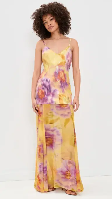 Runaway the Label Tulia Low Back Maxi Dress Suri Yellow | Thumbnail 2 Runaway the Label Tulia Low Back Maxi Dress Suri Yellow | Thumbnail 2