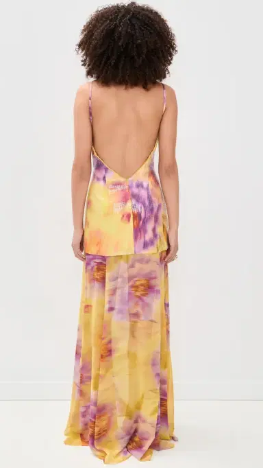 Runaway the Label Tulia Low Back Maxi Dress Suri Yellow | Thumbnail 3 Runaway the Label Tulia Low Back Maxi Dress Suri Yellow | Thumbnail 3