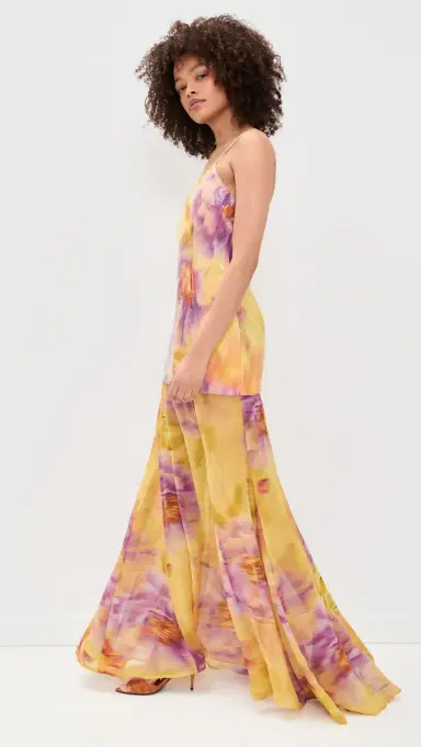 Runaway the Label Tulia Low Back Maxi Dress Suri Yellow | Thumbnail 4 Runaway the Label Tulia Low Back Maxi Dress Suri Yellow | Thumbnail 4