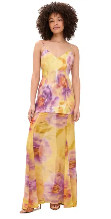 Runaway the Label Tulia Low Back Maxi Dress Suri Yellow | Thumbnail 1 Runaway the Label Tulia Low Back Maxi Dress Suri Yellow | Thumbnail 1