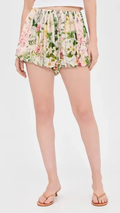 Cara Cara Bloom Silk Bubble Shorts Bloomsfield Pink | Thumbnail 2 Cara Cara Bloom Silk Bubble Shorts Bloomsfield Pink | Thumbnail 2