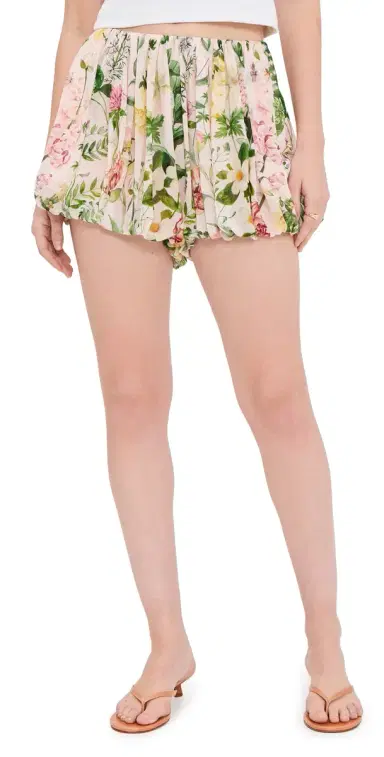 Cara Cara Bloom Silk Bubble Shorts Bloomsfield Pink | Thumbnail 1 Cara Cara Bloom Silk Bubble Shorts Bloomsfield Pink | Thumbnail 1