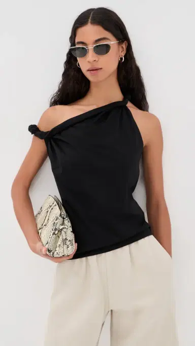 Róhe Sculptural Blouse Black | Thumbnail 2 Róhe Sculptural Blouse Black | Thumbnail 2