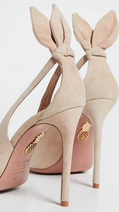 Aquazzura 105mm Bow Tie Pumps Honey | Thumbnail 6 Aquazzura 105mm Bow Tie Pumps Honey | Thumbnail 6