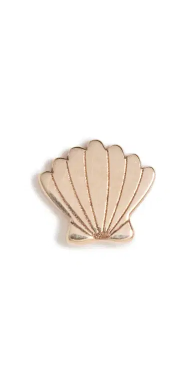 Zoë Chicco 14k Gold Single Itty Bitty Shell Stud Earring Yellow Gold One Size | Thumbnail 1 Zoë Chicco 14k Gold Single Itty Bitty Shell Stud Earring Yellow Gold One Size | Thumbnail 1
