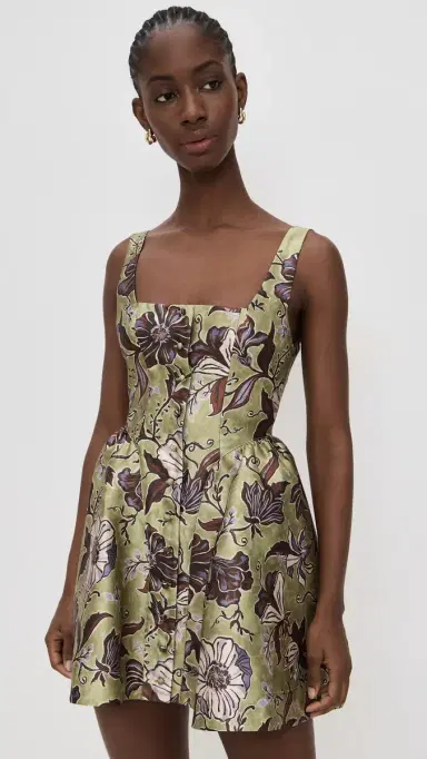 ALÉMAIS Citron Flounce Mini Dress Multi | Thumbnail 2 ALÉMAIS Citron Flounce Mini Dress Multi | Thumbnail 2
