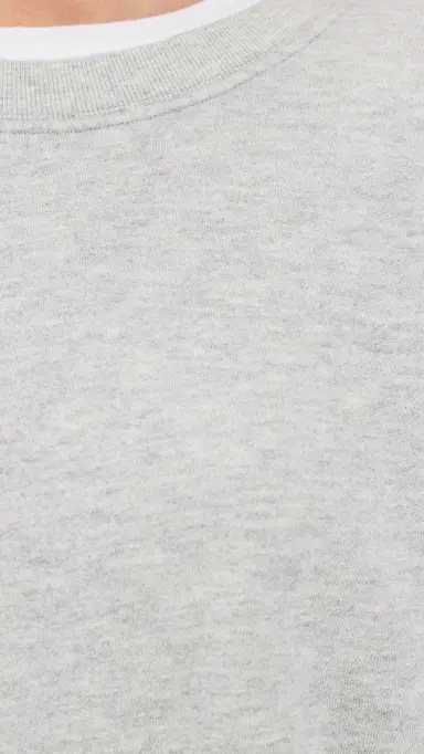 perfectwhitetee Tyler French Terry Pullover Sweatshirt Heather Grey | Thumbnail 6 perfectwhitetee Tyler French Terry Pullover Sweatshirt Heather Grey | Thumbnail 6