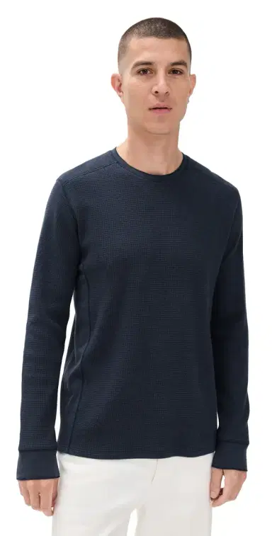 Vince Thermal Crew Shirt Coastal | Thumbnail 1 Vince Thermal Crew Shirt Coastal | Thumbnail 1