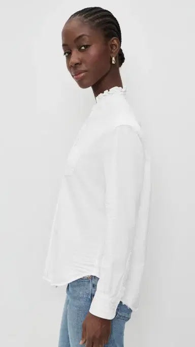 Frank & Eileen Relaxed Button-Up Shirt White | Thumbnail 4 Frank & Eileen Relaxed Button-Up Shirt White | Thumbnail 4