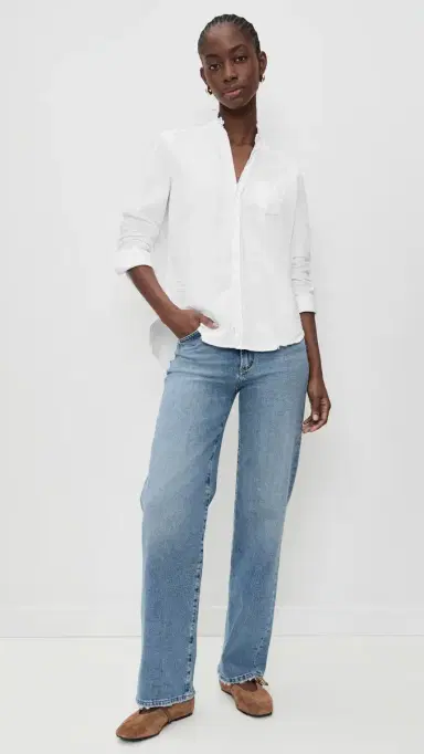 Frank & Eileen Relaxed Button-Up Shirt White | Thumbnail 5 Frank & Eileen Relaxed Button-Up Shirt White | Thumbnail 5