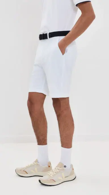 Redvanly Hanover Pull On Shorts 9 Bright White L | Thumbnail 4 Redvanly Hanover Pull On Shorts 9 Bright White L | Thumbnail 4