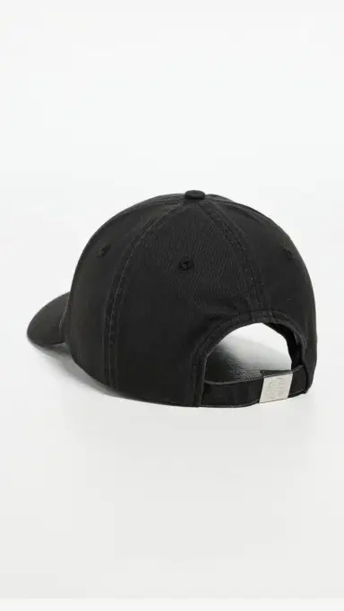 Stone Island Brushed Cotton Baseball Cap Black One Size | Thumbnail 3 Stone Island Brushed Cotton Baseball Cap Black One Size | Thumbnail 3