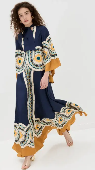 La DoubleJ Magnifico ilk Dress Mudejar Placée | Thumbnail 2 La DoubleJ Magnifico ilk Dress Mudejar Placée | Thumbnail 2