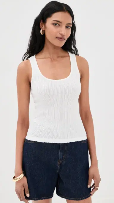 L'Agence Adira Scoop Neck Tank Antique White | Thumbnail 2 L'Agence Adira Scoop Neck Tank Antique White | Thumbnail 2