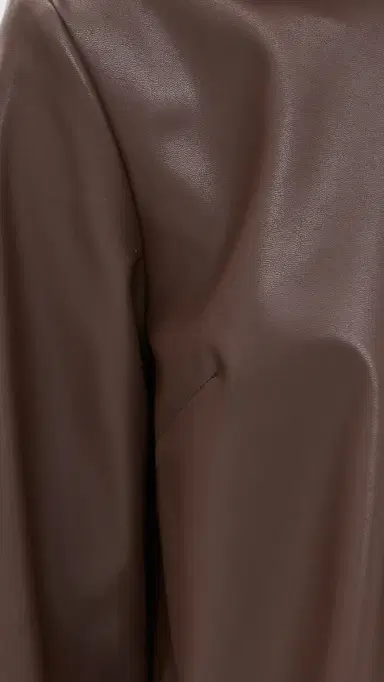 LE BOP Ophelia Faux Leather Mini Dress Coffee | Thumbnail 6 LE BOP Ophelia Faux Leather Mini Dress Coffee | Thumbnail 6