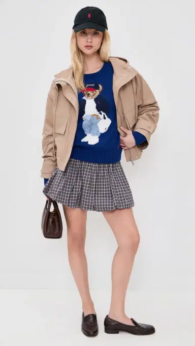 Polo Ralph Lauren Cotton Bear Pullover Sporting Royal L | Thumbnail 5 Polo Ralph Lauren Cotton Bear Pullover Sporting Royal L | Thumbnail 5