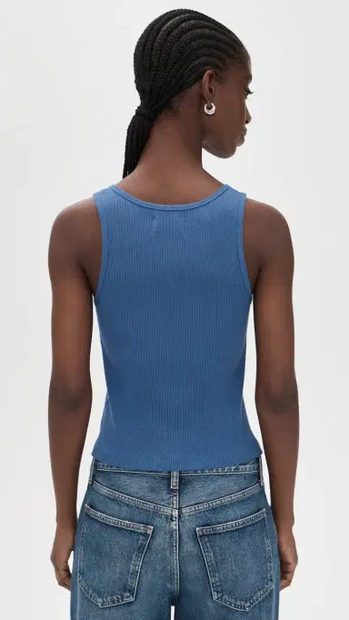 STILL HERE Snap Tank Top Blue L | Thumbnail 3 STILL HERE Snap Tank Top Blue L | Thumbnail 3