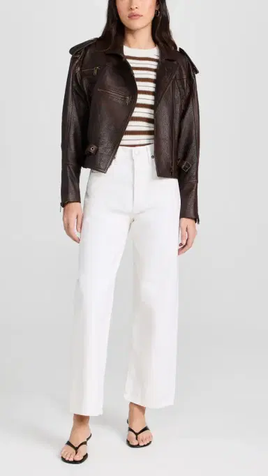 AGOLDE Ren: High Rise Wide Leg Jeans Fortune Cookie | Thumbnail 5 AGOLDE Ren: High Rise Wide Leg Jeans Fortune Cookie | Thumbnail 5