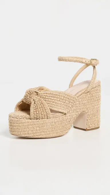 Loeffler Randall Chunky Platform Sandals Natural 9 | Thumbnail 2 Loeffler Randall Chunky Platform Sandals Natural 9 | Thumbnail 2