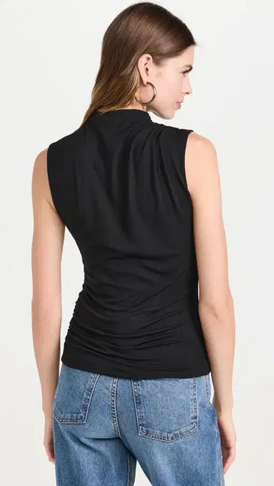 Veronica Beard Jean ylie Sleeveless Top Black | Thumbnail 3 Veronica Beard Jean ylie Sleeveless Top Black | Thumbnail 3