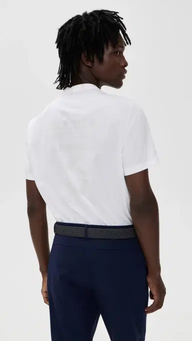 Adidas Golf Beyond Golf Club Twistknit Range Shirt White | Thumbnail 3 Adidas Golf Beyond Golf Club Twistknit Range Shirt White | Thumbnail 3
