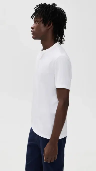 Adidas Golf Beyond Golf Club Twistknit Range Shirt White | Thumbnail 4 Adidas Golf Beyond Golf Club Twistknit Range Shirt White | Thumbnail 4