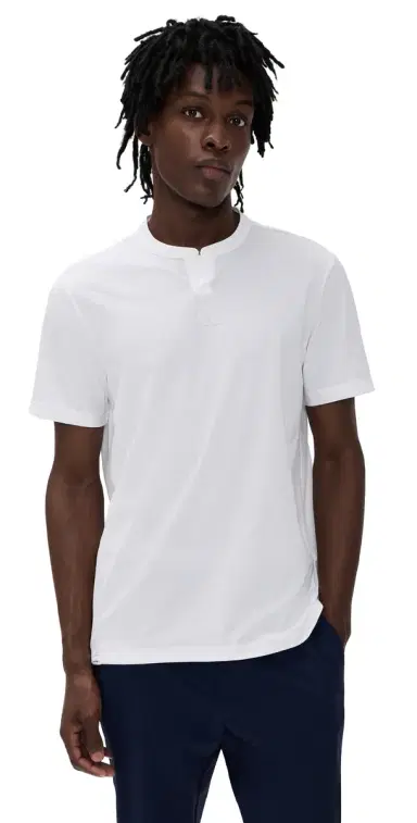 Adidas Golf Beyond Golf Club Twistknit Range Shirt White | Thumbnail 1 Adidas Golf Beyond Golf Club Twistknit Range Shirt White | Thumbnail 1