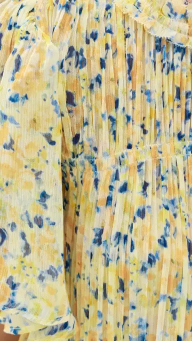 Ulla Johnson Ryla Silk Mini Dress Daffodil | Thumbnail 6 Ulla Johnson Ryla Silk Mini Dress Daffodil | Thumbnail 6